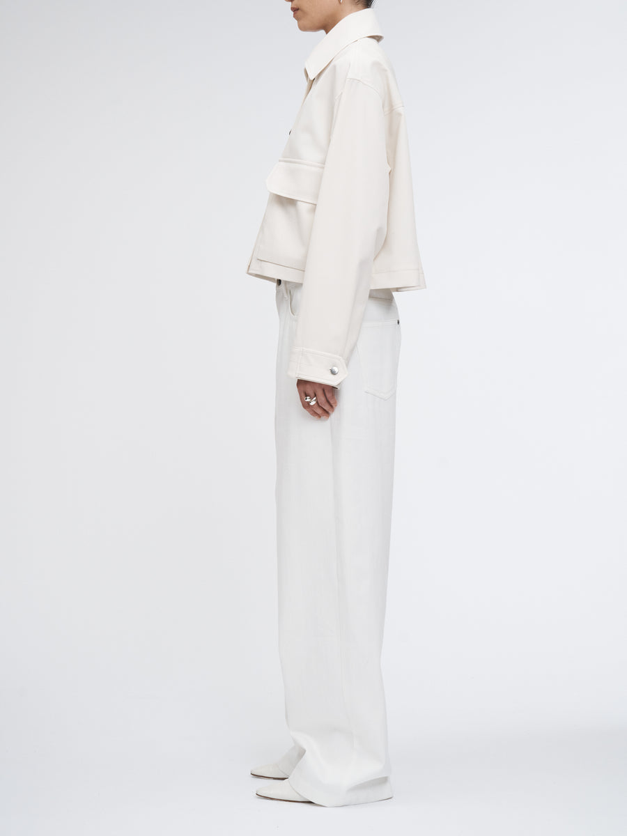 muguet ジャケット muguet ミュゲ heart pocket leather jacket muguet ミュゲ heart