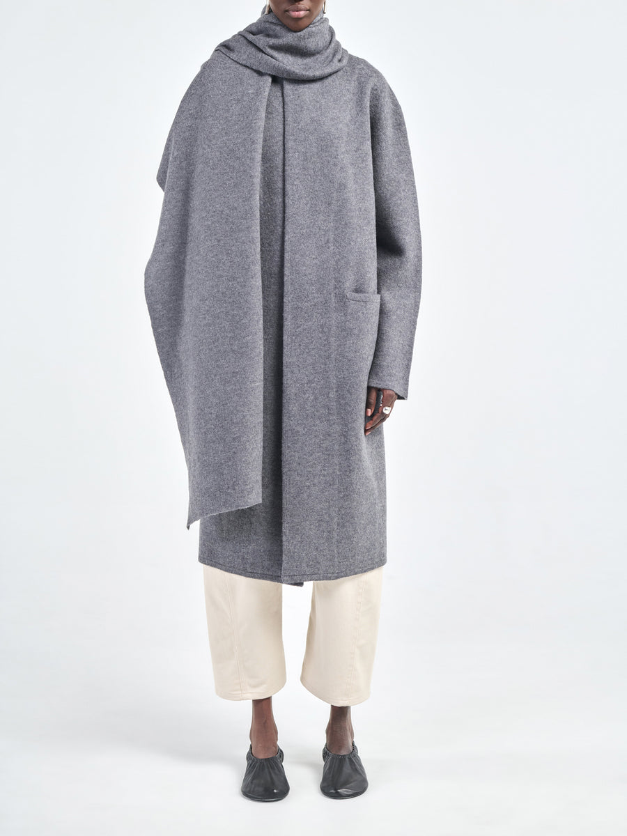 Cloak Sweater Coat in Charcoal – Maria McManus