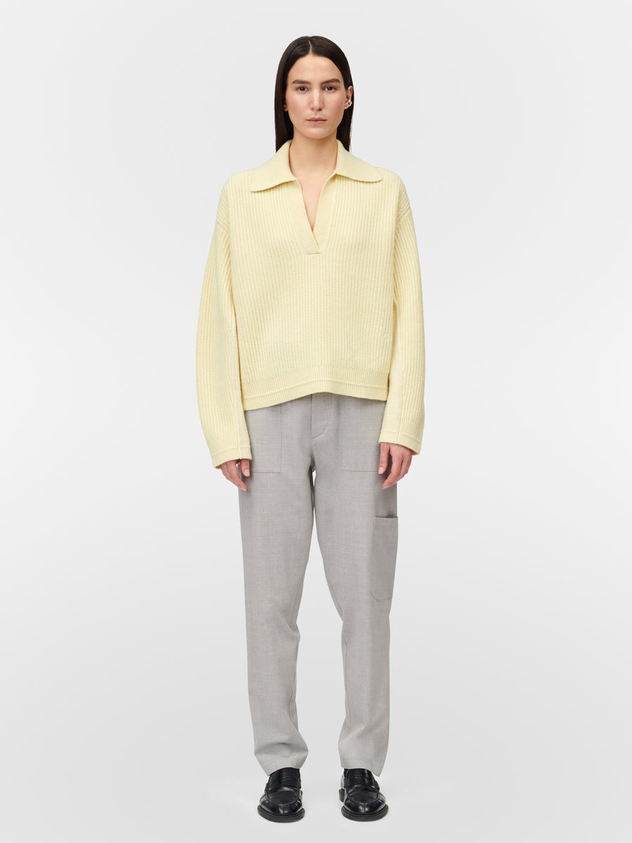 Split Sleeve Collar Sweater in Lemonade – Maria McManus