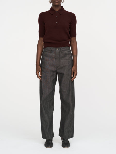 Featherweight Polo in Black Cherry – Maria McManus