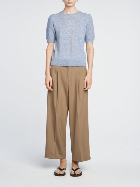 Honeycomb T-Shirt in Pale Blue