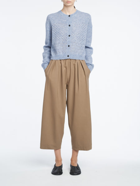 Honeycomb Cardigan in Pale Blue